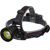 фонарь налобный xq-172-t6+cob, 2x18650, зу microusb, box, оптом, купить