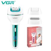 эпилятор vgr 3 в 1 v-732 green, 3 насадки, led display, оптом, купить