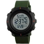 часы наручные 1213ag skmei, army green, big size, оптом, купить