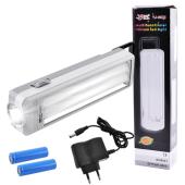 фонарь luxury 6872, 1w+30smd, 2x18650, power bank, зу 220v, оптом, купить