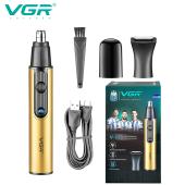 триммер vgr 2 в 1 v-626 gold, 2 насадки (для носа и волос), оптом, купить