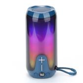 bluetooth-колонка tg651 с rgb подсветкой, speakerphone, радио, blue, оптом, купить