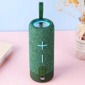 Изображения для Bluetooth-колонка TG619C с RGB ПОДСВЕТКОЙ, speakerphone, радио, green