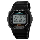 часы наручные 1134bkwt skmei, black/white, оптом, купить