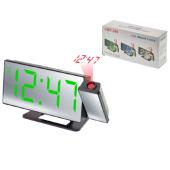 часы сетевые проекционные vst-896-4, зеленые, usb, оптом, купить