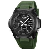 часы наручные 2105ag skmei, army green, оптом, купить