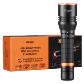 фонарь yemao ym-g481 4led(red+green+blue+white), li-ion аккумулятор, зу type-c, zoom, оптом, купить