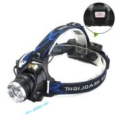 фонарь налобный police 6699/204c-t6, 2x18650, zoom, зу microusb, box, оптом, купить