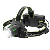 фонарь налобный a44-gt, 2x18650, зу type-c, zoom, оптом, купить