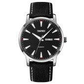 часы наручные 9303sibk skmei, silver-black, оптом, купить