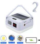 фонарь кемпинг dp-k7-100, 3х18650, солн. панель, power bank, зу type-c, крюк, оптом, купить