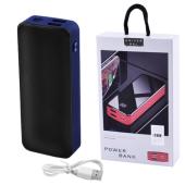 power bank js-12 universal high speed 8000mah 2usb(1a+2a)+1micro usb+ 1type-c цифровой дисплей  (3000mah), оптом, купить
