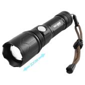 фонарь police p511-p50, зу microusb, 1x18650/3xaaa, zoom, индикация заряда, ремешок, box, оптом, купить
