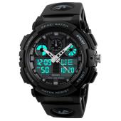 часы наручные 1270bk skmei, black, оптом, купить