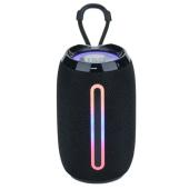 bluetooth-колонка tg653 с rgb подсветкой, speakerphone, радио, black, оптом, купить