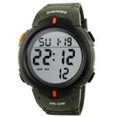 часы наручные 1068ag skmei, army green, оптом, купить