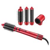 фен-стайлер vgr 5 в 1 v-475 red, professional, 5 насадок, 1400 вт, оптом, купить