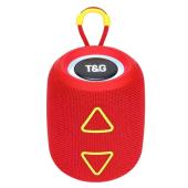 bluetooth-колонка tg655 с rgb подсветкой, speakerphone, радио, red, оптом, купить