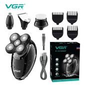 электробритва vgr v-302, 8 насадок, ipx5, оптом, купить