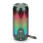 bluetooth-колонка tg651 с rgb подсветкой, speakerphone, радио, green, оптом, купить