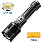 фонарь bl-g200-p360, power bank, 1х26650, zoom, зу type-c, box, оптом, купить