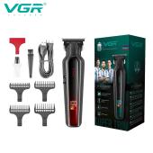 триммер vgr v-930 red, 4 насадки, led display, оптом, купить