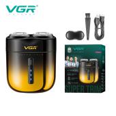электробритва vgr v-348 gold, роторная, ipx6, оптом, купить
