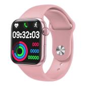 smart watch ak99, 44 mm aluminium, голосовой вызов, pink, оптом, купить