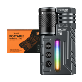 фонарь yemao ym-a300-sft12r+3x3535+rgb, li-ion аккумулятор, зу type-c, zoom, оптом, купить