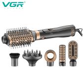 фен-щетка стайлер vgr 6 в 1 v-491, 6 насадок, 3 режима, 3 уровня температуры, оптом, купить