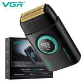 электробритва vgr v-378 black шейвер, двойное лезвие + триммер, регулировка мощности 7000-9000 rpm, led display, оптом, купить