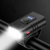 велофара bk02, 500lm, waterproof, зу microusb, li-ion аккум., индикация заряда, оптом, купить