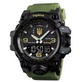 часы наручные 6851/1586ag skmei, army green, ukraine, оптом, купить