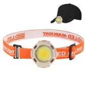 фонарь налобный cy-2026-c-cob(white+yellow)+2led(red)+2led(blue), li-ion аккумулятор, зу type-c, оптом, купить