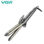 плойка для волос vgr v-571 silver, 140-200°c, керамическое покрытие 16-25 мм, 36-46w, оптом, купить