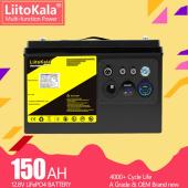 аккумулятор lifepo4, liitokala, 12v 150ah, bms smart плата, оптом, купить