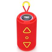bluetooth-колонка tg656 с rgb подсветкой, speakerphone, радио, red, оптом, купить