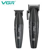 комплект vgr 2 в 1 v-640 black аккумуляторная машинка для стрижки (clipper) и триммер, оптом, купить