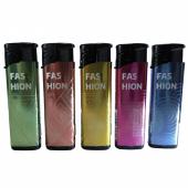 зажигалка пластиковая с фонарем fashion (турбо пламя) 1517-3, оптом, купить