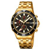 часы наручные 9335gdbk skmei, gold-black, оптом, купить