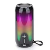 bluetooth-колонка tg651 с rgb подсветкой, speakerphone, радио, black, оптом, купить