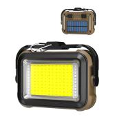 фонарь кемпинг tzd-01-cob(white+yellow+red+blue)-pro, power bank, li-ion акк., солнечная батарея, зу type-c, магнит, крюк, box, оптом, купить