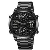 часы наручные 2212sbkbk skmei, black-black, оптом, купить