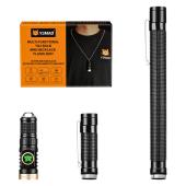 портативный фонарь yemao ym-m10, 800lm, аккумуляторы 10440 + 10180 (500 + 120 mah), 3xaaa, чехол, оптом, купить