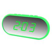 часы сетевые vst-712y-4, зеленые, usb, оптом, купить