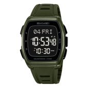 часы наручные 2441ag skmei, army green, оптом, купить