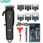 Изображения для Машинка (триммер) для стрижки волосся та бороди VGR V-118, Professional, 4 насадки