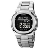 часы наручные 2004sibk skmei, silver-black, оптом, купить