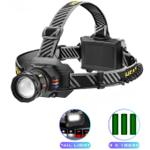 фонарь налобный bl-t701a-tg, 3x18650, зу type-c, zoom, box, оптом, купить