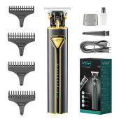 триммер vgr v-009 gold, turbo-режим, 4 насадки, led подсветка, оптом, купить